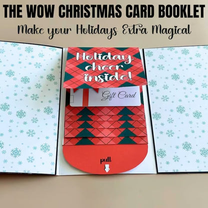 🎄 🎁✨ Świąteczny notes na kartki z życzeniami — ręcznie wykonana niespodzianka na okres świąteczny, projekt pełen świątecznej atmosfery oraz magia płynąca z prezentu prosto z serca 🎅