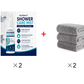 🚿✨Szybko usuwa kamień z prysznica - rozpuszcza uporczywe osady mineralne i plamy z twardej wody🧼💪