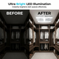 📢📢 ⏰Nowoczesny wentylator sufitowy LED 2 w 1 z oświetleniem