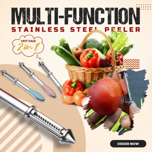 🍎Wielofunkcyjny obierak ze stali nierdzewnej