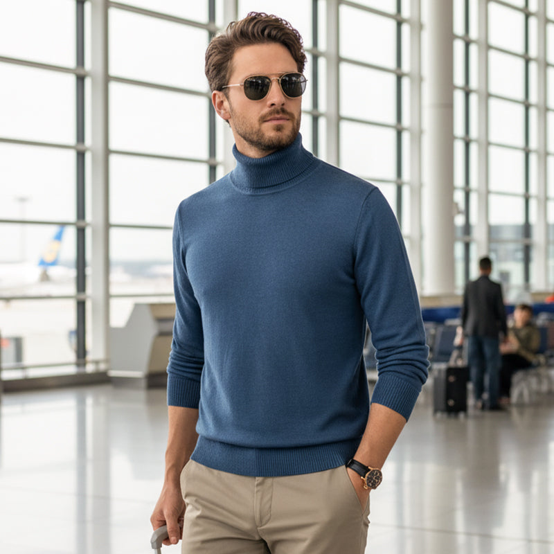 ✨Pull col roulé premium unisexe pour homme