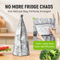 ✨Wielokrotnego użytku woreczki do przechowywania z aluminiową folią