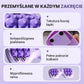 💜🦶 Przenośny masażer do stóp z podwójnymi rolkami