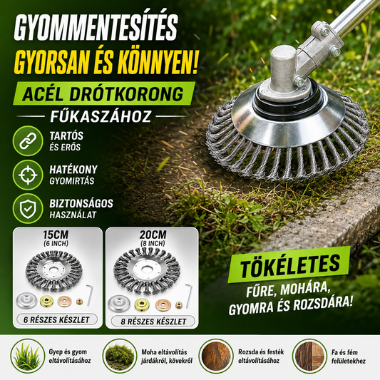 ⚙️ Odporna na zużycie głowica do wycinania zarośli
