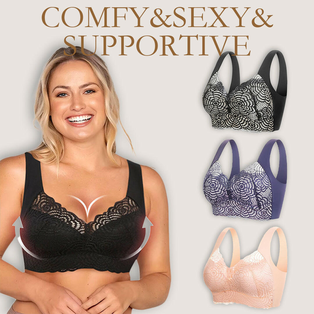 ✨Soutien-gorge en dentelle confortable et soutenant pour grandes tailles
