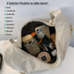 😍Sprzedaż bezpośrednia dla projektantów👜Nylonowa torba damska typu hobo w jednolitym kolorze