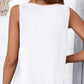【S-2XL】👚Damska bawełniana koszulka bez rękawów