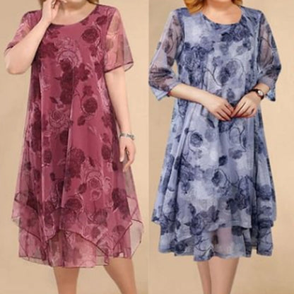 🌺Sukienka z nadrukiem Plus Size