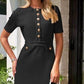 🔥👗Elegancka klasyczna sukienka damska slim fit