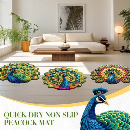 🦚 Szybkoschnąca mata antypoślizgowa w pawie