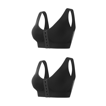 【1+1 offert】Soutien-gorge sans armature pour femme avec fermeture avant
