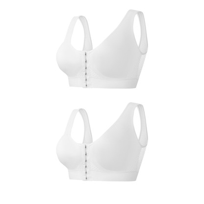 【1+1 offert】Soutien-gorge sans armature pour femme avec fermeture avant