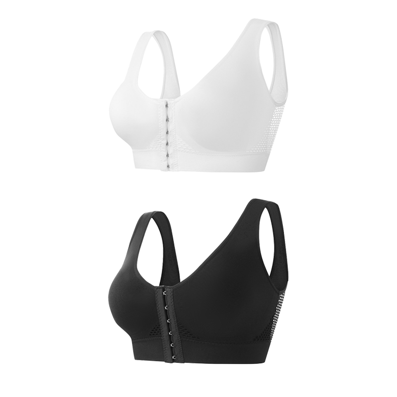 【1+1 offert】Soutien-gorge sans armature pour femme avec fermeture avant