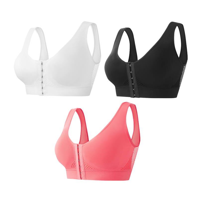 【1+1 offert】Soutien-gorge sans armature pour femme avec fermeture avant