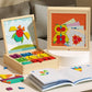 🎄Idealny prezent świąteczny🎁 Drewniany zestaw puzzli magnetycznych🧠🧩