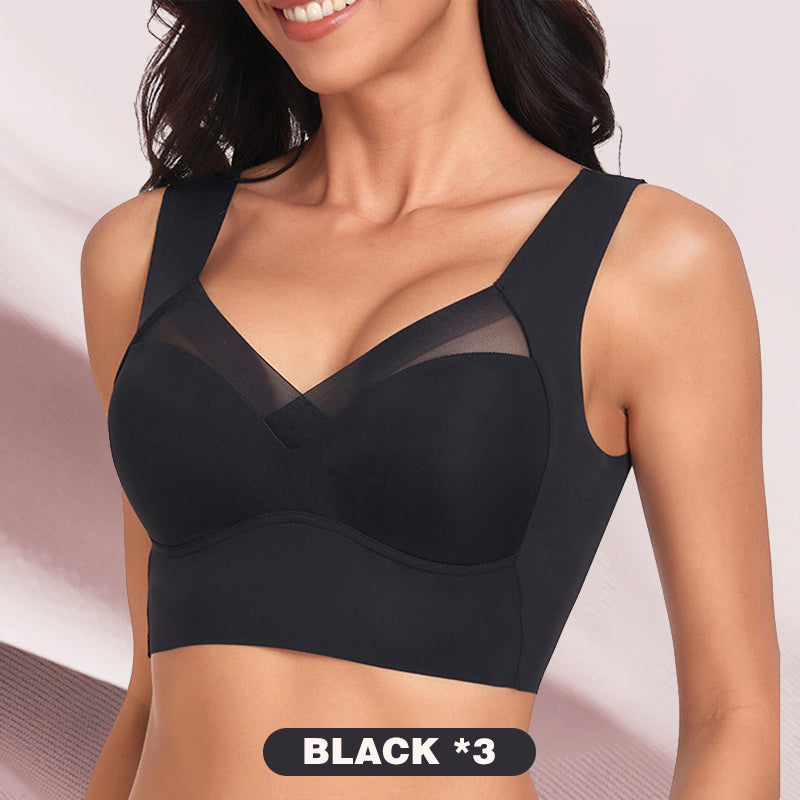 🛍️50 % DE RÉDUCTION ! ✨ Lot de 3 soutiens-gorge push-up sexy sans armatures - Soutien sans coutures avec effet liftant amélioré pour un confort et une confiance tout au long de la journée 🌸💫