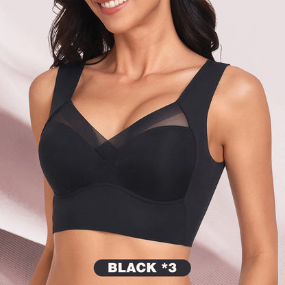 🛍️50 % DE RÉDUCTION ! ✨ Lot de 3 soutiens-gorge push-up sexy sans armatures - Soutien sans coutures avec effet liftant amélioré pour un confort et une confiance tout au long de la journée 🌸💫