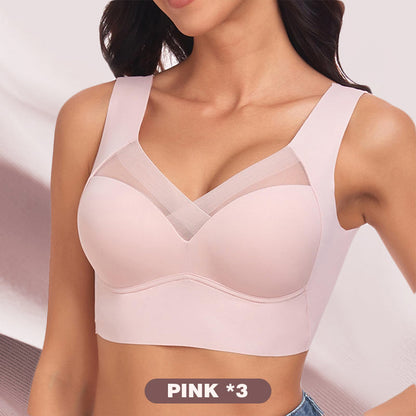 🛍️50 % DE RÉDUCTION ! ✨ Lot de 3 soutiens-gorge push-up sexy sans armatures - Soutien sans coutures avec effet liftant amélioré pour un confort et une confiance tout au long de la journée 🌸💫