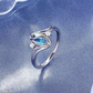 ✨💍 Kup 1, otrzymasz 1 GRATIS 🔥 Geometryczny owalny pierścionek z kamieniem księżycowym i cyrkoniami – mistyczny, olśniewający i ponadczasowo elegancki! 🌙✨