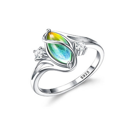 ✨💍 Kup 1, otrzymasz 1 GRATIS 🔥 Geometryczny owalny pierścionek z kamieniem księżycowym i cyrkoniami – mistyczny, olśniewający i ponadczasowo elegancki! 🌙✨
