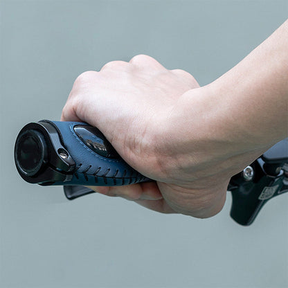 🚴 🖐️ Ergonomiczne uchwyty kierownicy z podparciem dłoni – skrzydłowy design, podwójne blokowanie i amortyzujący TPR ✨