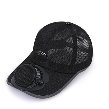 🧢Oddychająca czapka baseballowa z wentylatorem słonecznym