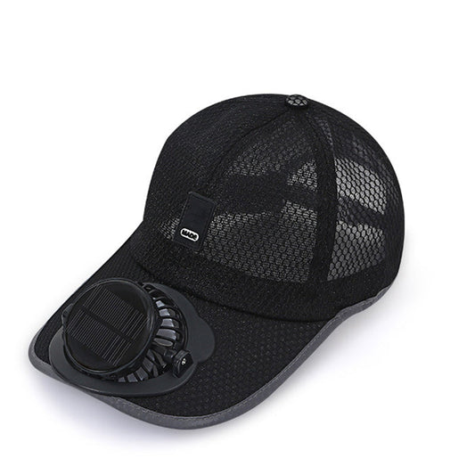🧢Oddychająca czapka baseballowa z wentylatorem słonecznym