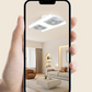 📢📢 ⏰Nowoczesny wentylator sufitowy LED 2 w 1 z oświetleniem