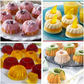 🧁 Silikonowy zestaw foremek do pączków – nieprzywierający, odporny na wysoką temperaturę, łatwy do wyjmowania – płatność przy odbiorze 🍩