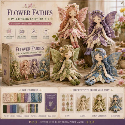 🔥OSTATNI DZIEŃ – 49% ZNIŻKI🧵Kolekcja „Fairy Patchwork” do samodzielnego wykonania