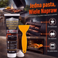 Pasta naprawcza do grilla i wędzarni odporna na wysokie temperatury, 60 ml, masa szpachlowa żaroodporna z skrobakiem