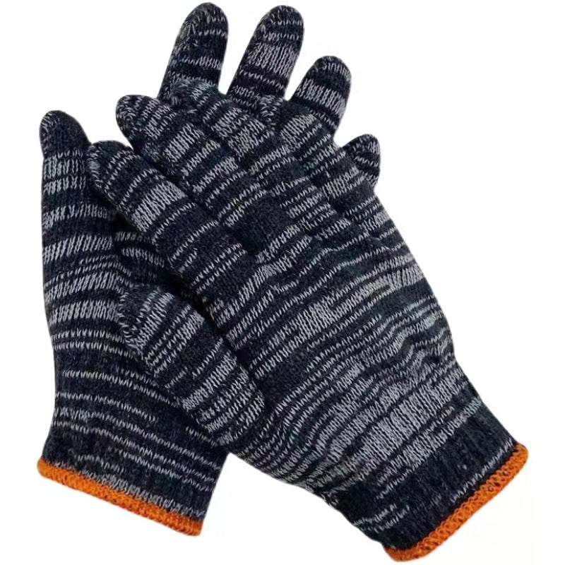🧤 Gants de travail de protection résistants, tricotés, calibre 10 🛠️