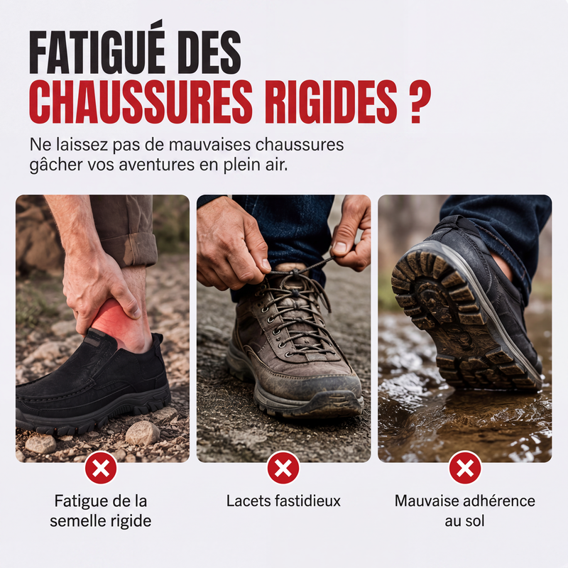 👞 CONFORT & STYLE AU QUOTIDIEN | Chaussures Homme à Enfiler -50%