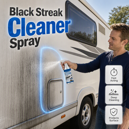 🚐✨ KOOP 2, KRIJG 1 GRATIS – Zwarte Streep Reiniger Spray | Verwijdert Hardnekkige Zwarte Strepen & Vuil