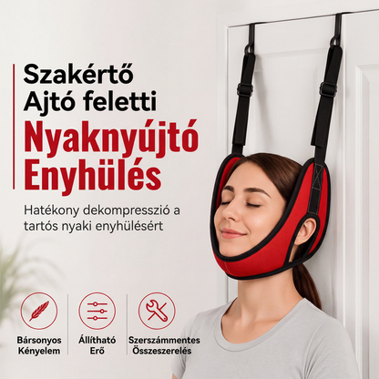 💪 Urządzenie do rozciągania szyi, montowane na drzwiach, służące do łagodzenia bólu szyi