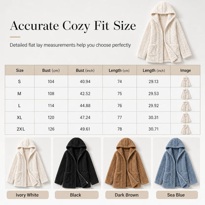 👚✨ Cardigan décontracté en tissu moelleux unie pour femme✨