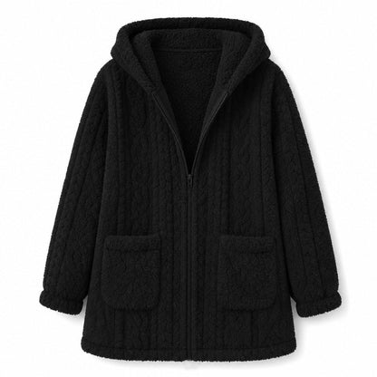 👚✨ Cardigan décontracté en tissu moelleux unie pour femme✨