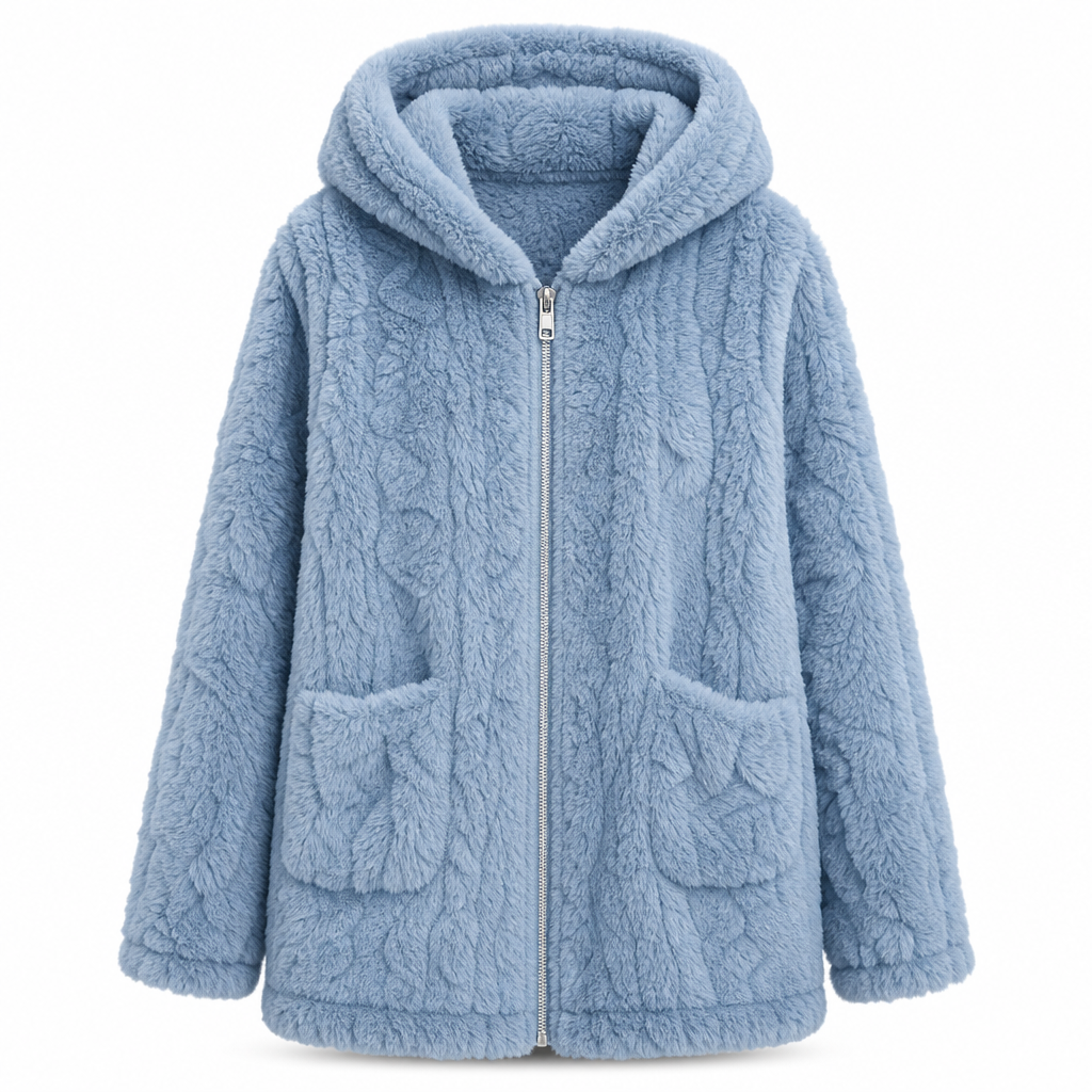 👚✨ Cardigan décontracté en tissu moelleux unie pour femme✨