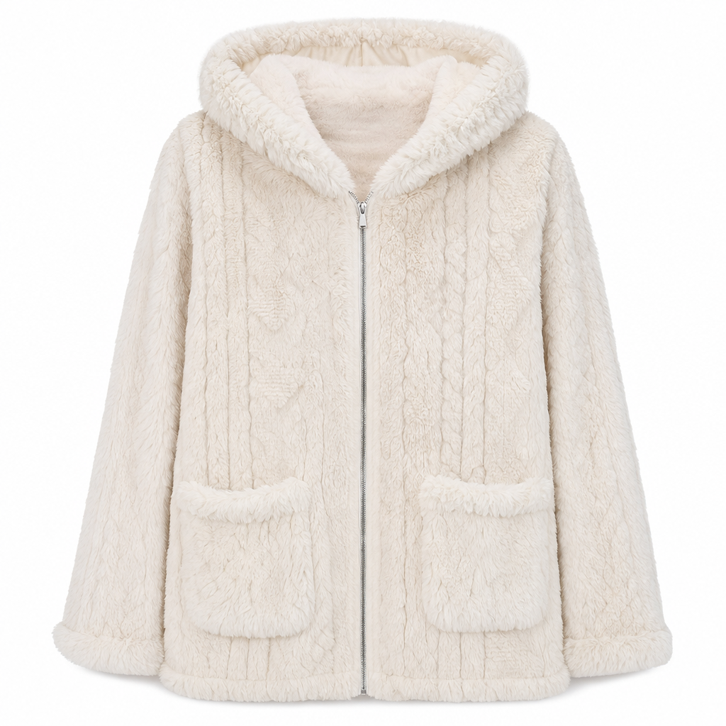 👚✨ Cardigan décontracté en tissu moelleux unie pour femme✨