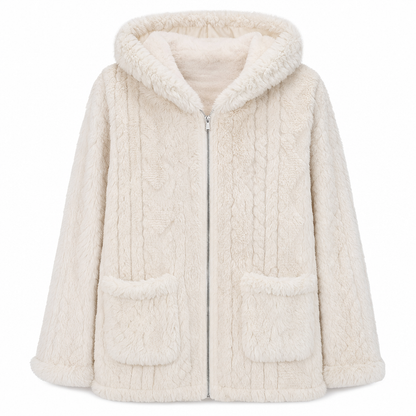 👚✨ Cardigan décontracté en tissu moelleux unie pour femme✨