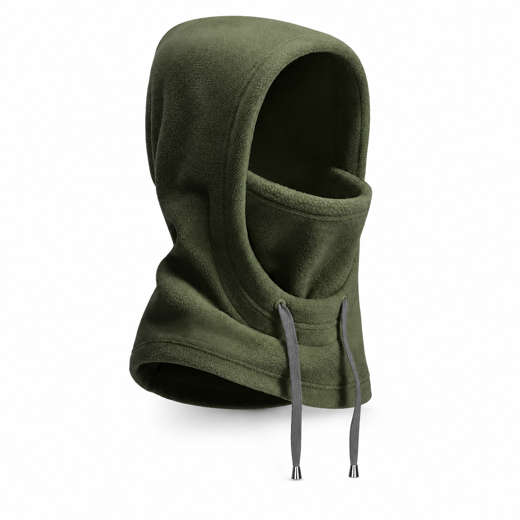 ❄️ Offre Limitée -50% ✨ Cagoule Thermique Polaire Double Épaisseur — Anti-Buée & Coupe-Vent ⛷️