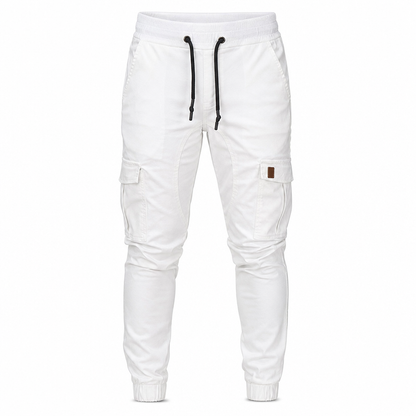 🎁Soldes ! Prix cassés🌍Pantalon Jogger Cargo Unisexe Couleur Unie Décontracté
