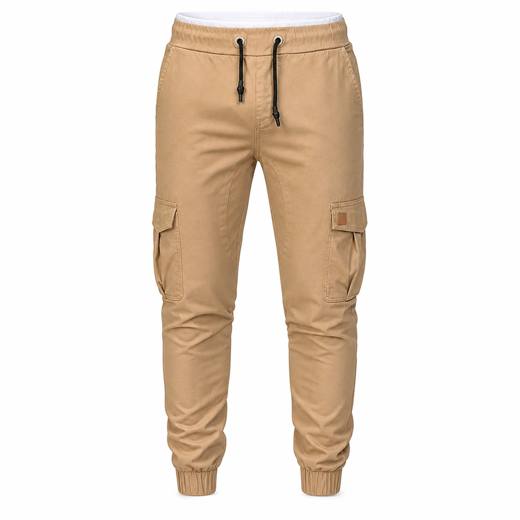 🎁Soldes ! Prix cassés🌍Pantalon Jogger Cargo Unisexe Couleur Unie Décontracté