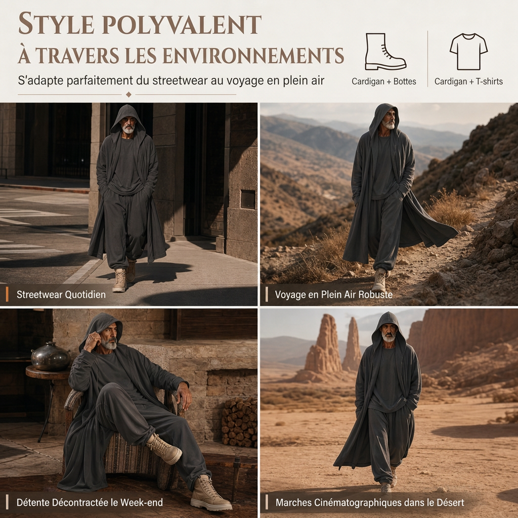 🔥 50% de réduction 🔥 Livraison gratuite 🚀Ensemble de 3 pièces pantalon long avec haut à couche de base et pantalon