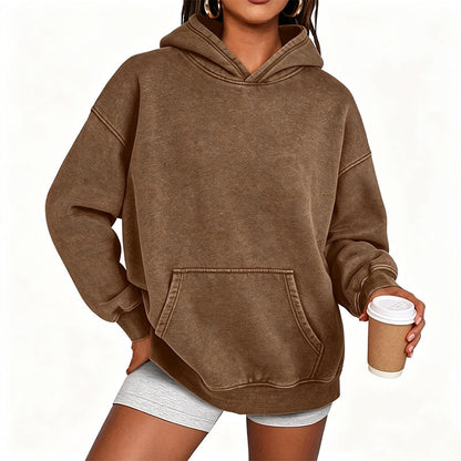 Sweat à capuche ample unisexe