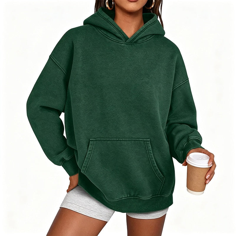 Sweat à capuche ample unisexe