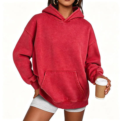 Sweat à capuche ample unisexe