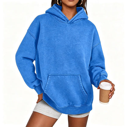 Sweat à capuche ample unisexe