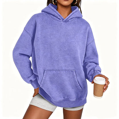 Sweat à capuche ample unisexe