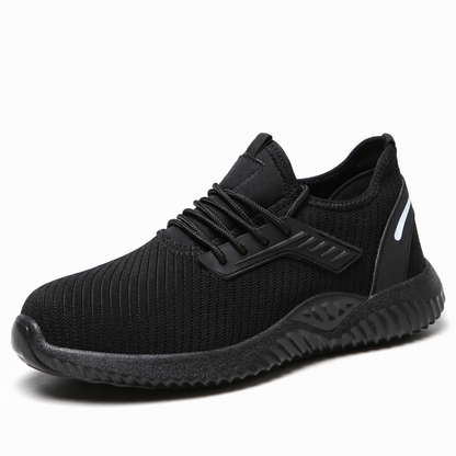 Chaussures de sécurité à embout acier pour homme, Bottines de travail respirantes légères, Chaussures de protection résistantes à la perforation